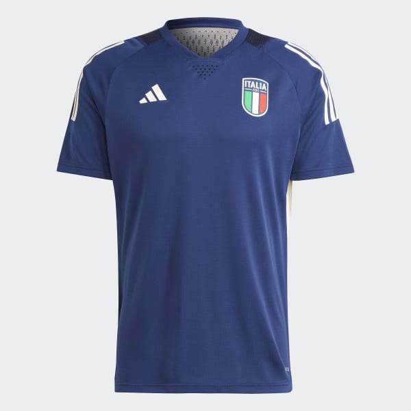 blauw Italië Tiro 23 Pro Voetbalshirt