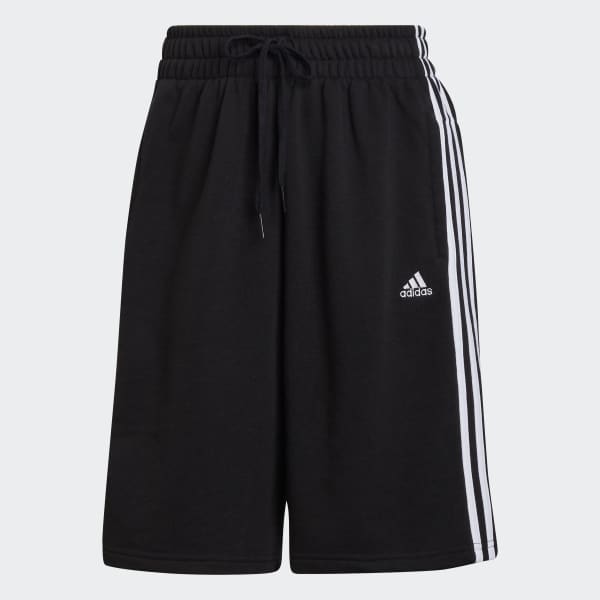 Đen Quần Short 3 Sọc Studio Lounge Essentials