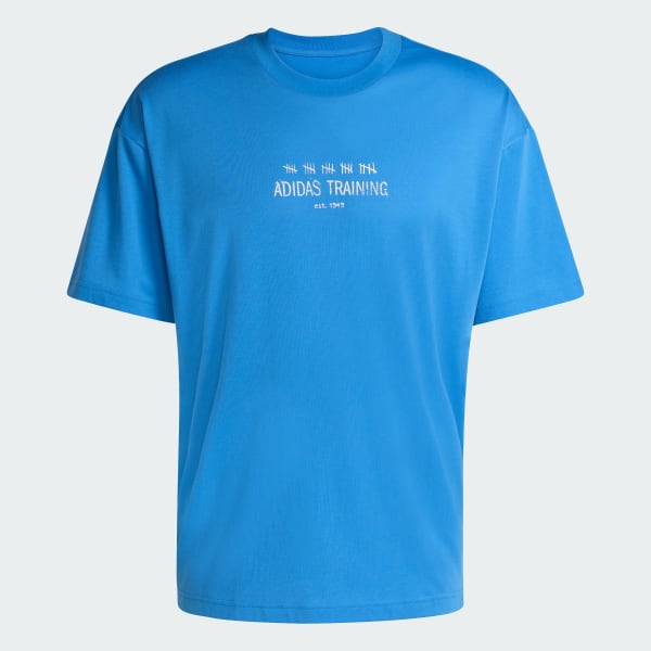 Bla CLIMACOOL POWER TRAINING GRAPHIC T-SKJORTE