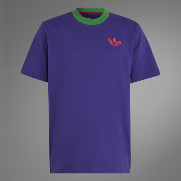 adidas Adicolor Classics Trefoil Tee - Purple, Men's Lifestyle