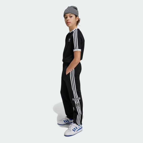 cerná Tričko Adicolor 3-Stripes Kids