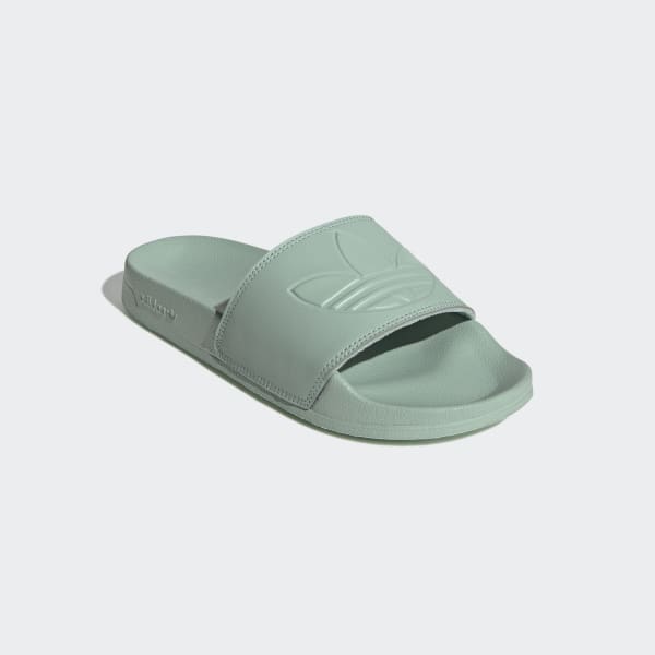 adilette hazy green