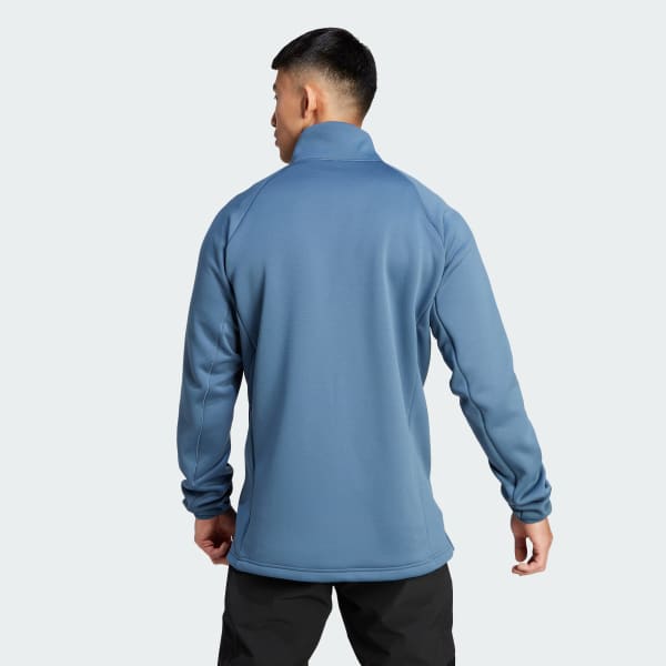 Clothing - Terrex Multi Full-Zip Fleece Jacket (Plus Size) - Blue