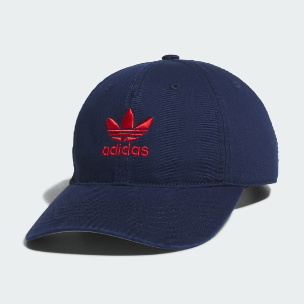 Blue Relaxed Strap-Back Hat