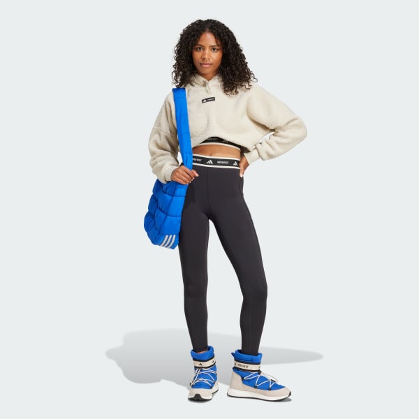 Felpa con cappuccio adidas x MOON BOOT Cropped Beige adidas adidas Italia