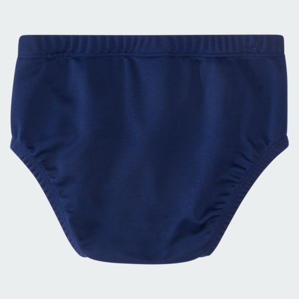 Bleu ENSEMBLE ROBE POLO MANCHES COURTES VOLANTS