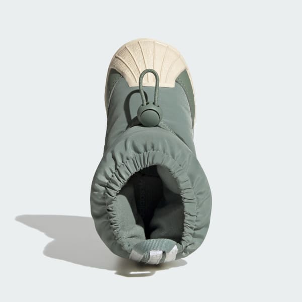 Adidas superstar metal hot sale toe Vert enfant