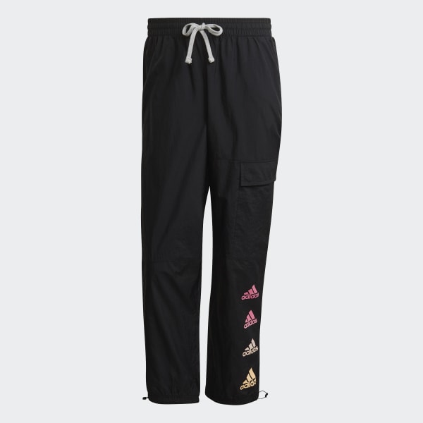 Siyah Essentials Gradient Logo Eşofman Altı 31213