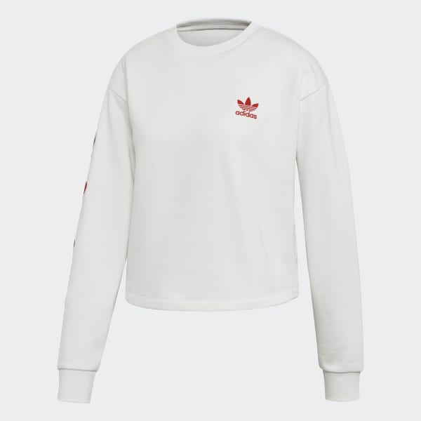 adidas V-Day Sweatshirt - White | adidas US