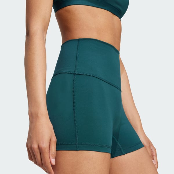 adidas All Me Sculpt Seamless Booty Short Leggings Green
