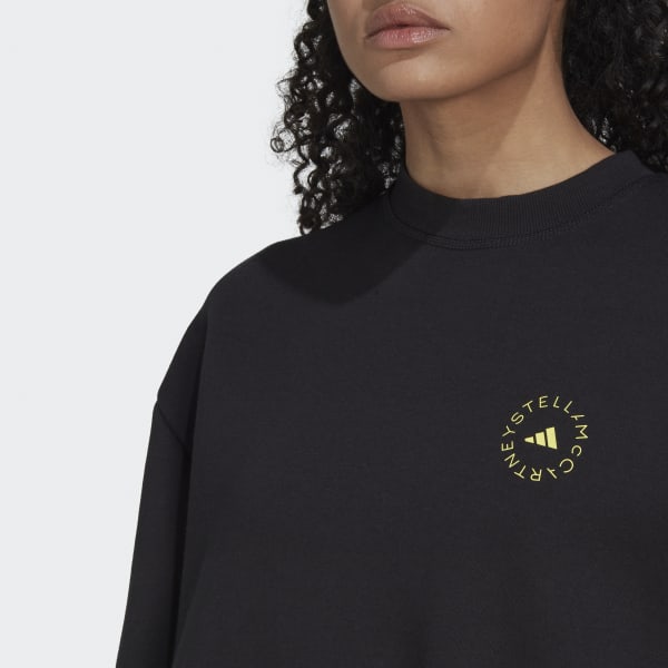 Nero Felpa adidas by Stella McCartney Sportswear