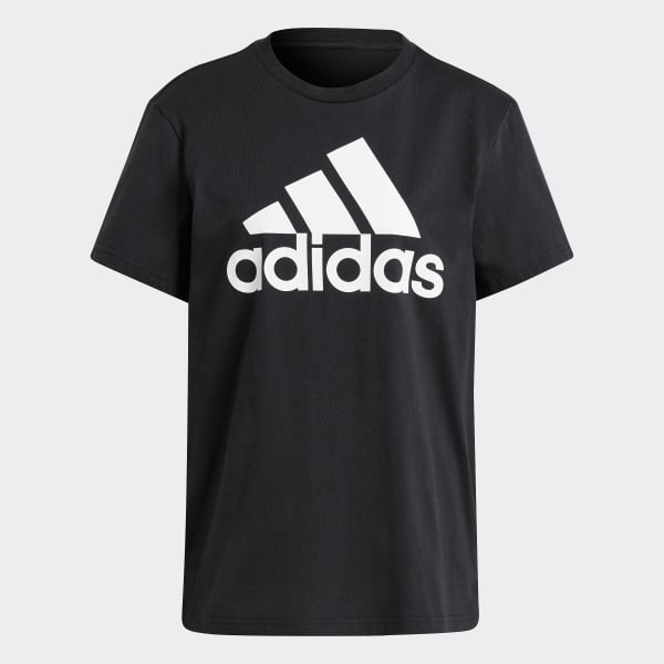 Zwart Essentials Logo Boyfriend T-shirt 28868