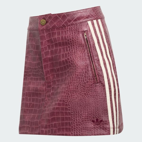 Bordeaux MINI-JUPE MATIÈRE SYNTHÉTIQUE