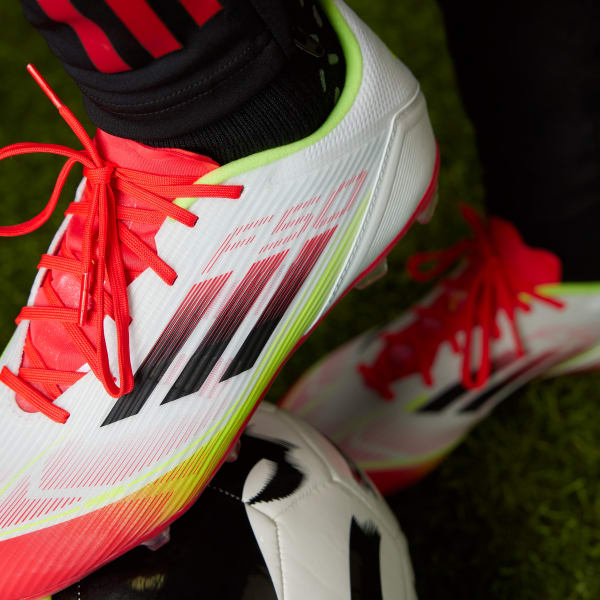 adidas F50 League Firm/Multi-Ground Cleats - White | Free