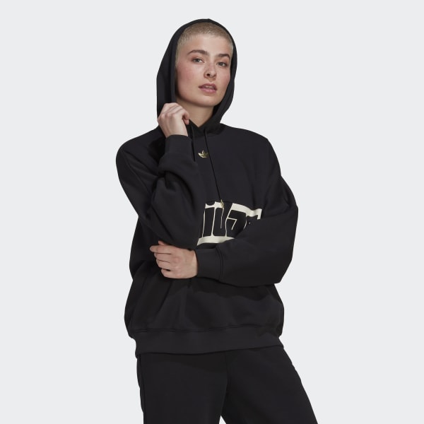 Zwart adidas Ski Chic Hoodie DRI48