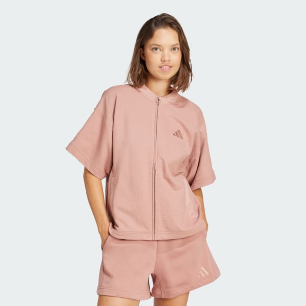 Pink ALL SZN Cloud Jersey Full-Zip Shirt