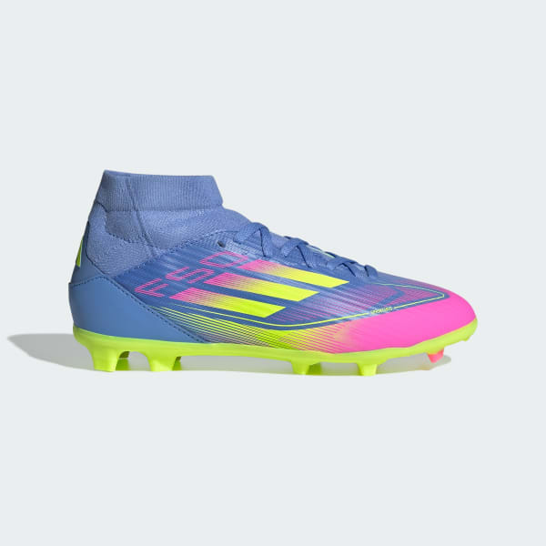 Bleu Chaussure F50 League Mid/Multi-surfaces Enfants