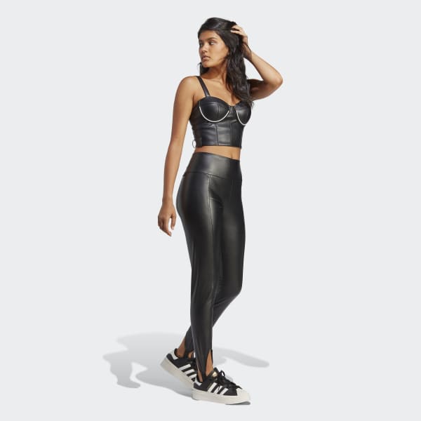 Buy Adidas Originals women sportswear fit training leggings black Online