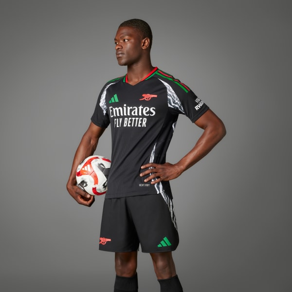 Czerń Koszulka Arsenal 24/25 Away Authentic