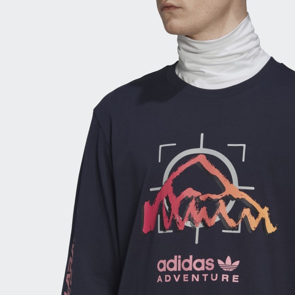 Blu Maglia adidas Adventure Ride Long Sleeve DC428