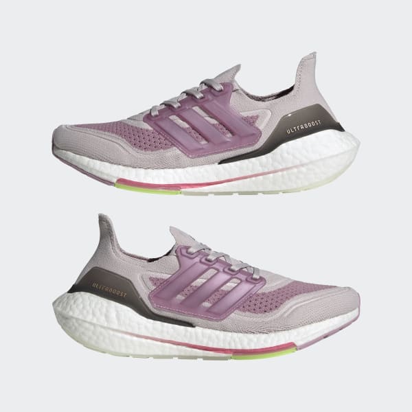 adidas Ultraboost 21 Running Shoes - Purple | Women's Running | adidas US