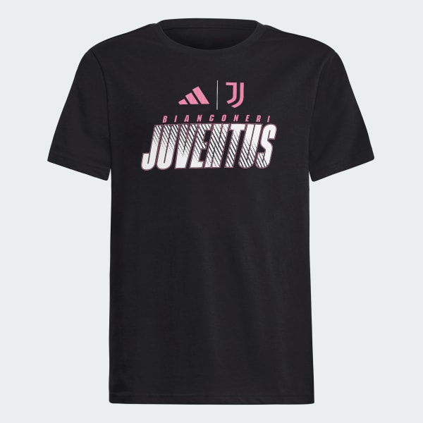 Black Juventus Graphic Tee Kids