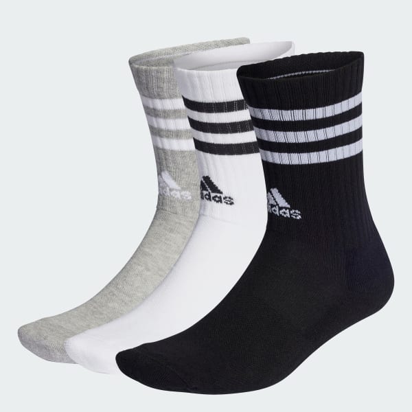 Gra 3-Stripes Cushioned Crew Sokker, 3 par
