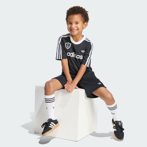 Black ADIDAS DISNEY SHORT JERSEY SET