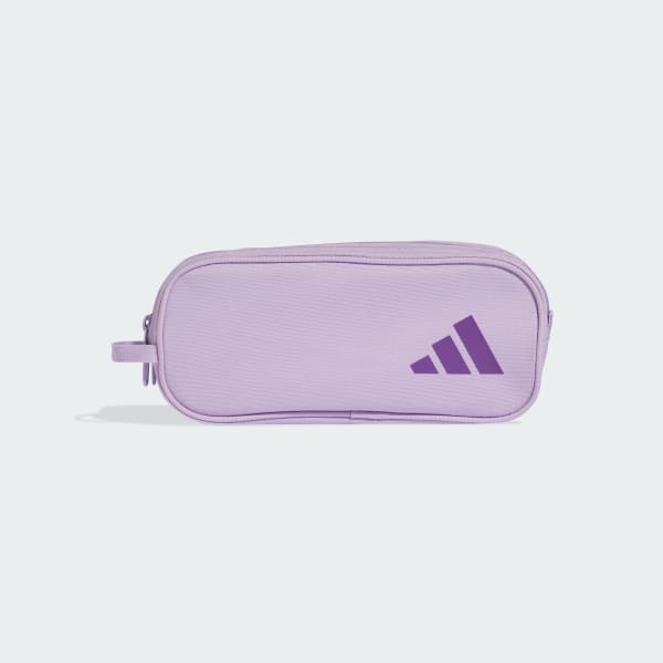 Purple Two Zipper Pencil Case