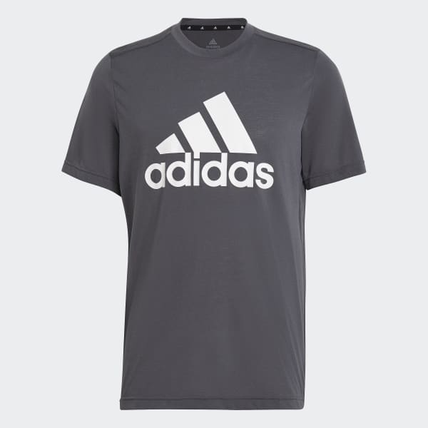 Gris Polera AEROREADY Designed 2 Move Feelready Sport Logo