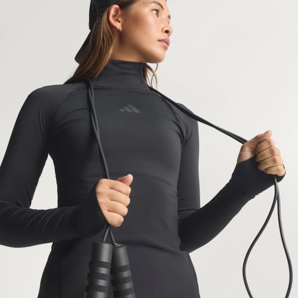 zwart adidas Techfit COLD.RDY Longsleeve