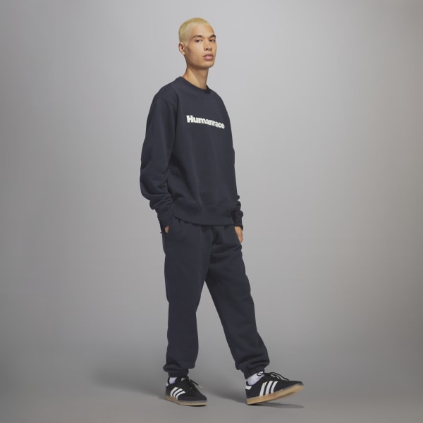Szary Pharrell Williams Basics Crew Sweatshirt (uniseks) M9479