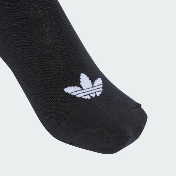 Noir Socquettes invisibles (3 paires)
