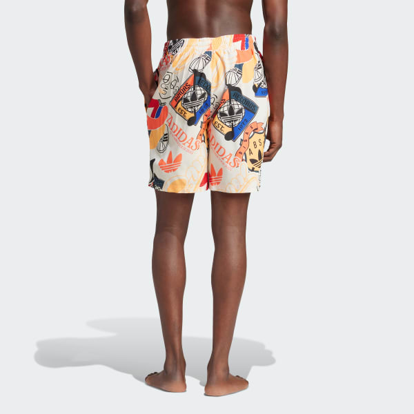 adidas Leisure Swim Shorts White adidas Thailand