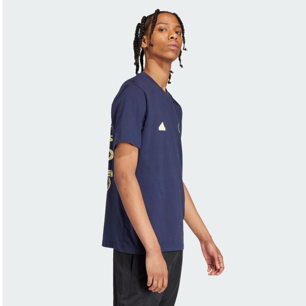 adidas House of Tiro Summer Graphic Tee - Blue | adidas