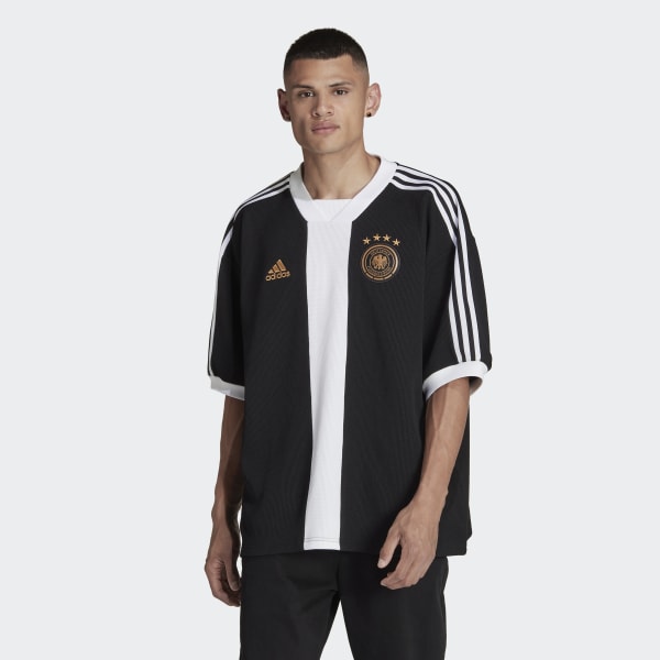 adidas Germany Icon Three-Quarter Jersey - Black | Men's Soccer | US
