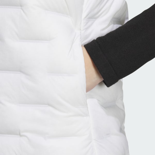 アディダス 【ゴルフ】Frost Guard 撥水 ダウンベスト - ホワイト