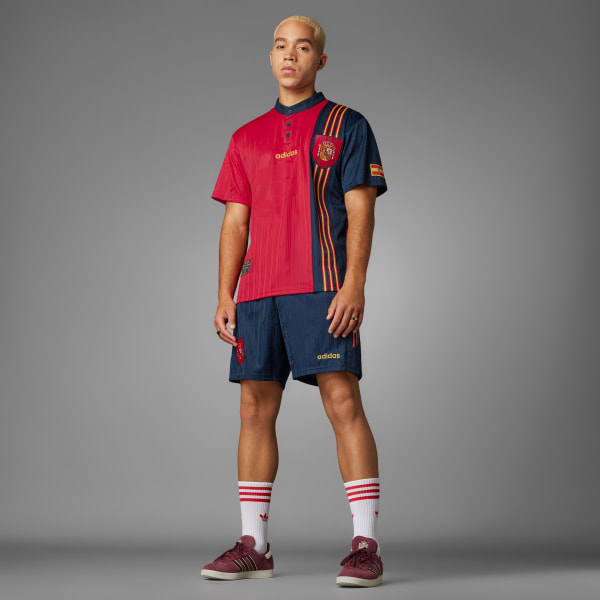 Rood Spanje 1996 Thuisshirt