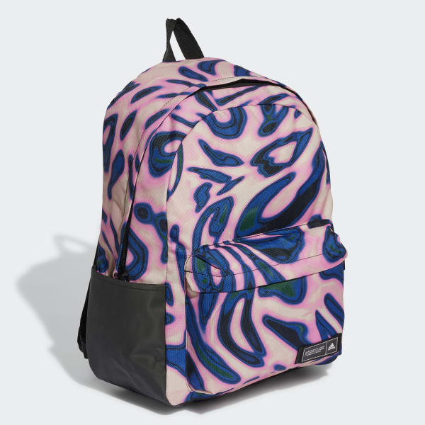 Beige Classic Animal-Print Backpack