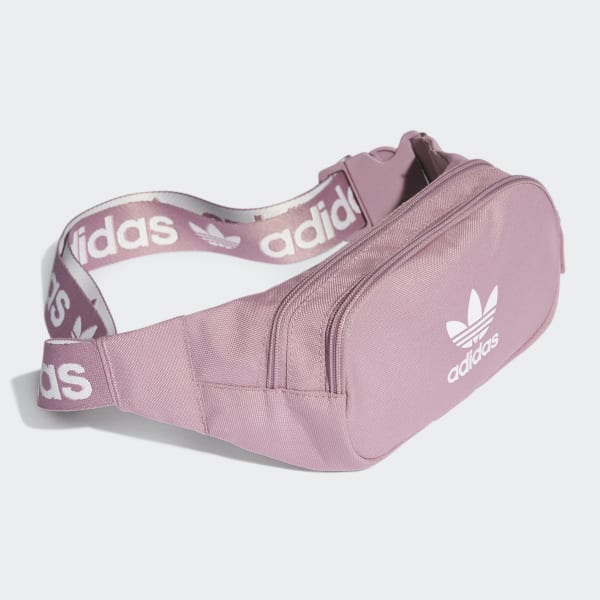 adidas Adicolor Branded bing Waist Bag Purple Free Shipping with