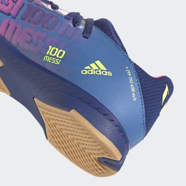 Azul Calzado de Fútbol X Speedflow Messi.3 Cancha Cubierta LET36