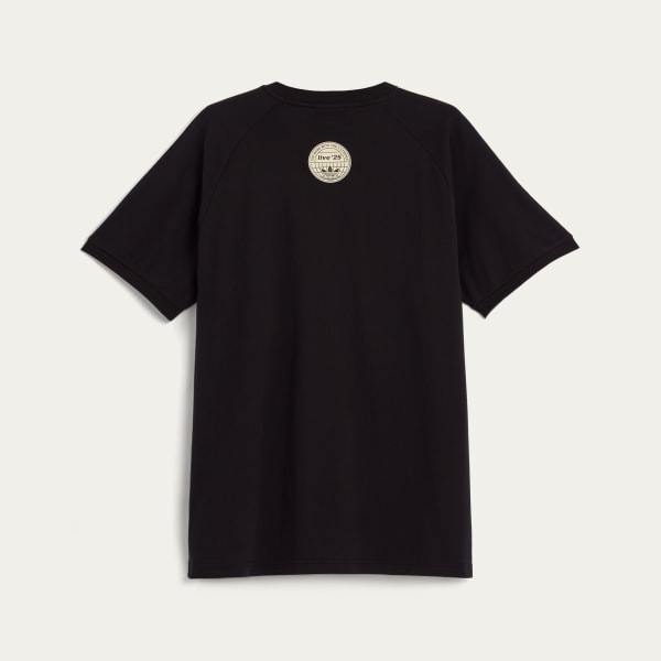 adidas Originals × Oasis ツアースリーストライプス Tシャツ
