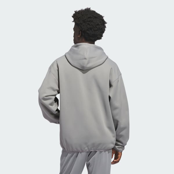 Grey ADIDAS CRAZY WARM FULLZIP HOODIE