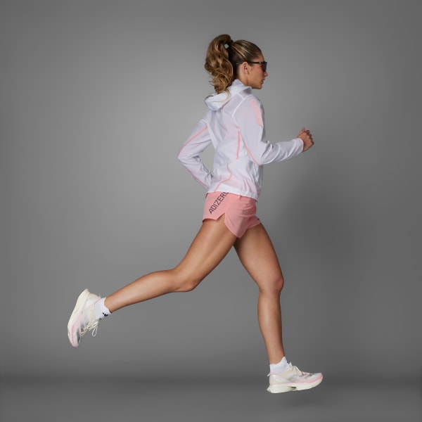White Adizero Running Lightweight Jacket Women