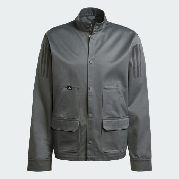 adidas Trackstand Utility Cycling Jacket - Grey | Free