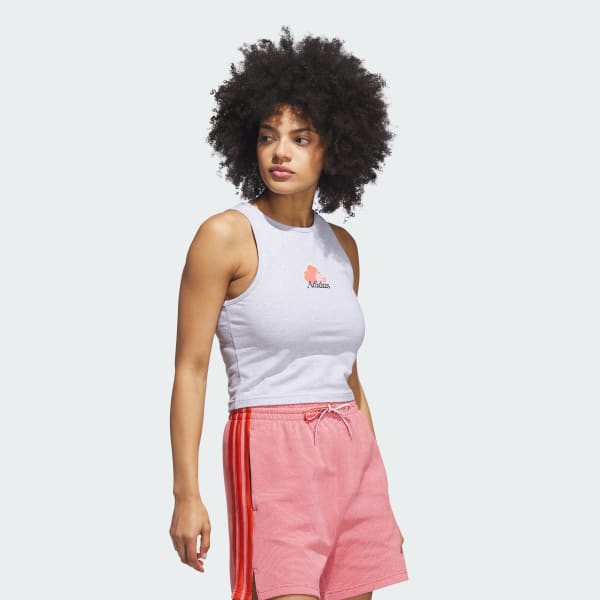 Gris Polera sin mangas con gráfico Farmers Market