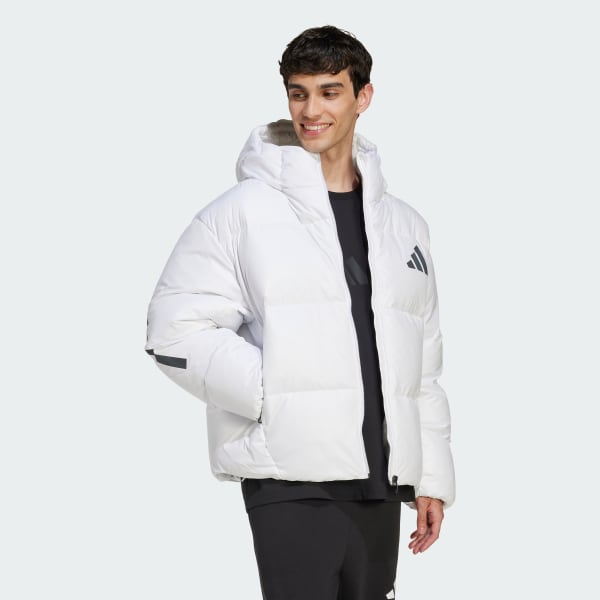 ホワイト Z.N.E.パファー クライマウォーム ダウンジャケット