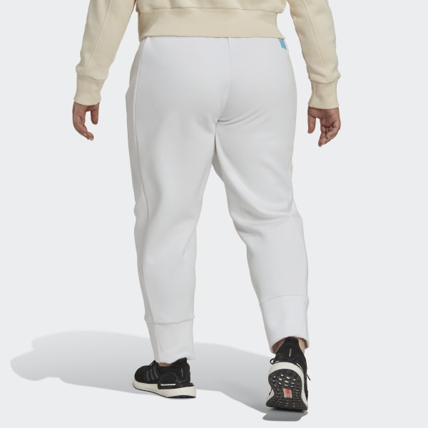 White Mission Victory Slim-Fit High-Waist Pants (Plus Size)