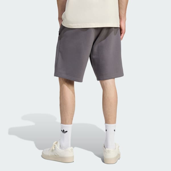 Grey Trefoil Essentials Shorts