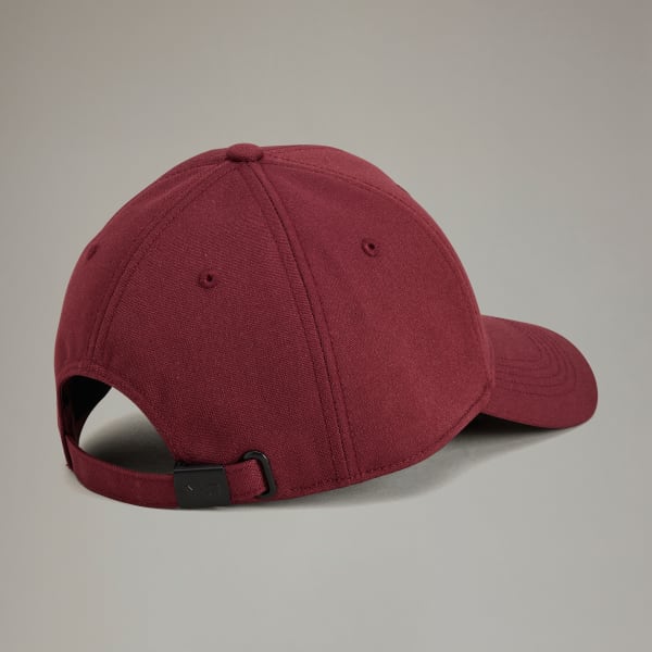 Burgundy Y-3 Logo Cap
